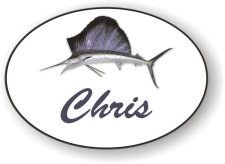 (image for) Dorido's Restaurant White Oval Badge