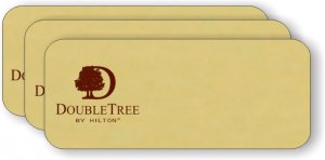 (image for) DoubleTree Gold Logo Only Badge - Pack of 25