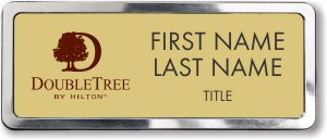 (image for) Double Tree Gold Polished Frame Prestige Badge