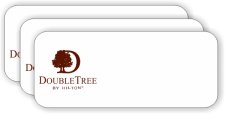 (image for) DoubleTree White Logo Only Badge - Pack of 25