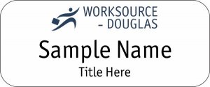 (image for) Worksource Douglas White Badge