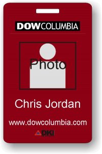 (image for) Dow Columbia Photo ID Badge