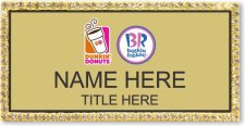 (image for) Dunkin' Brands Gold Bling Badge