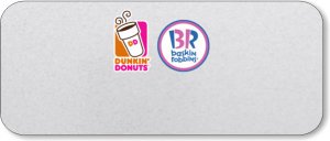 (image for) Dunkin\' Brands Standard Silver Logo Only Badge