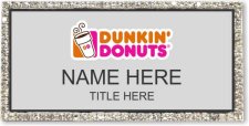 (image for) Dunkin' Donuts Silver Bling Badge