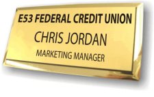 (image for) E53 Federal Credit Union Executive Gold Badge