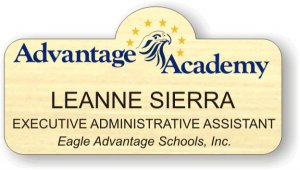 (image for) Eagle Advantage Schools, Inc. Shaped Badge