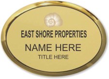 (image for) East Shore Properties Gold Oval Executive Badge