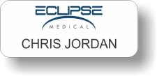 (image for) Eclipse Medical White Badge