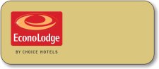 (image for) Econolodge Red Logo Gold Logo Only Badge