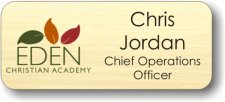 (image for) Eden Christian Academy Gold Badge