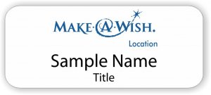 (image for) Make A Wish Foundation Standard White Badge