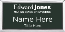 (image for) Edward Jones Silver Executive Dark Green Badge