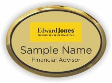 (image for) Edward Jones Gold Oval Executive Badge