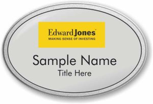 (image for) Edward Jones Oval Prestige Pebbled badge