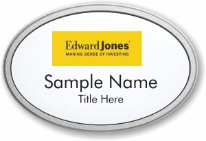 (image for) Edward Jones Oval Prestige Pebbled badge