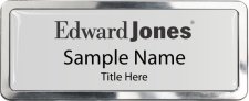 (image for) Edward Jones Prestige Polished badge, Silver Insert