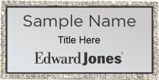 (image for) Edward Jones Bling Silver badge - Bottom Logo