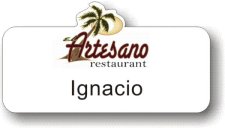 (image for) El Artesano Restaurant White Shaped Badge
