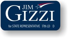(image for) Elect Jim Gizzi Full Color Badge Logo Only