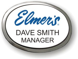 (image for) Elmer\'s Executive White Badge