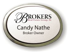 (image for) Elite Brokers Real Estate Group Executive Oval Silver Badge
