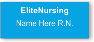 (image for) EliteNursing Standard Blue Square Corner Badge