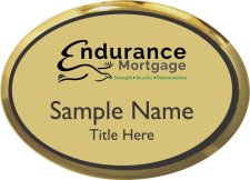 (image for) Endurance Mortgage Gold Oval Executive badge