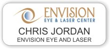 (image for) Envision Eye and Laser Center White Badge