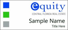 (image for) Equity Real Estate White Square Corner badge