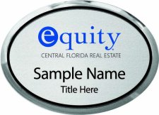 (image for) Equity Real Estate Oval Executive Silver Badge