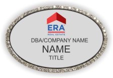 (image for) ERA Bling Oval Silver Badge