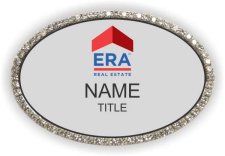 (image for) ERA Bling Oval Silver Badge
