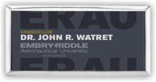 (image for) ERAU Worldwide Marketing Executive Silver Other Badge (Style 2)