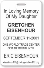 (image for) Eric Eisenhour Memorial ID (Style 2) - Vertical Badge