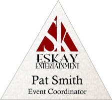 (image for) EsKay Entertainment Shaped Silver Badge