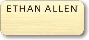 (image for) Ethan Allen Gold Logo Only Badge