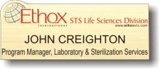 (image for) Ethox International STS Life Sciences Shaped Badge