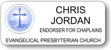(image for) Evangelical Presbyterian Church White Badge