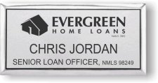 (image for) Evergreen Home Loans Executive Silver Badge With NMLS #