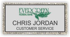 (image for) Evergreen Federal Bank Silver Bling Badge