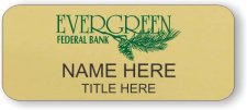 (image for) Evergreen Federal Bank Gold Badge