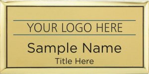 (image for) Custom Logo Gold Executive Badge