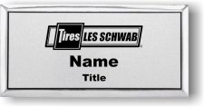 (image for) Les Schwab Silver Executive Badge (Single Color)