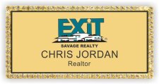 (image for) Exit Realty Gold Bling Badge