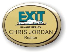 (image for) Exit Realty Executive Oval Gold Badge