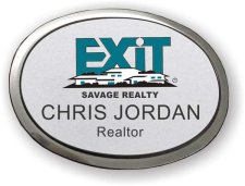 (image for) Exit Realty Executive Oval Silver Badge
