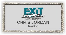 (image for) Exit Realty Silver Bling Badge