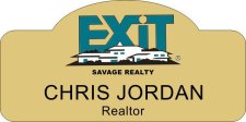 (image for) Exit Realty Gold Shaped Badge