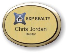 (image for) EXP Realty Gold Oval Executive Badge